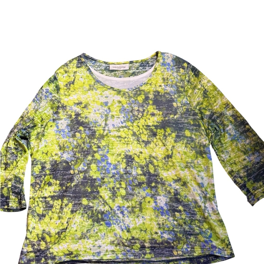 Breckenridge Green and Blue soft shirt